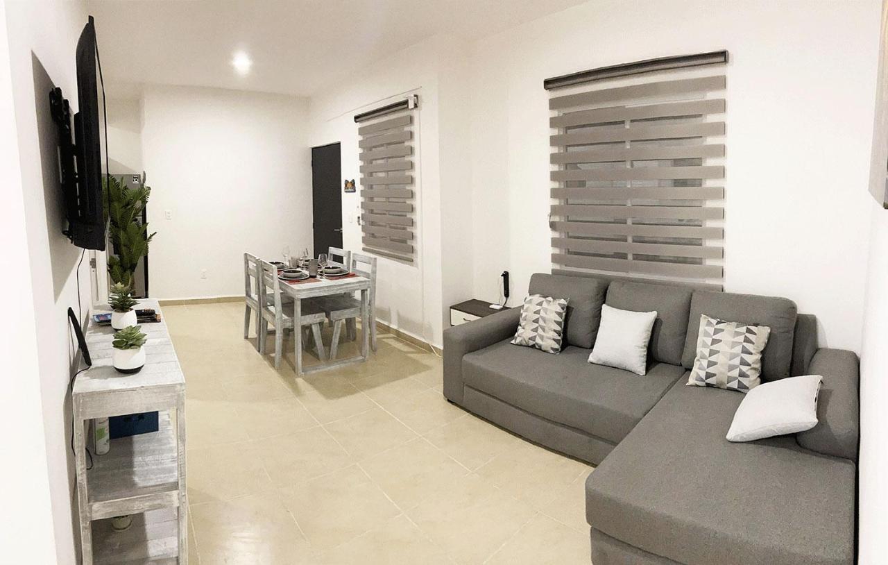 Angels Beach Condo Con Piscina, Parking Y Parque Playa del Carmen Exteriör bild